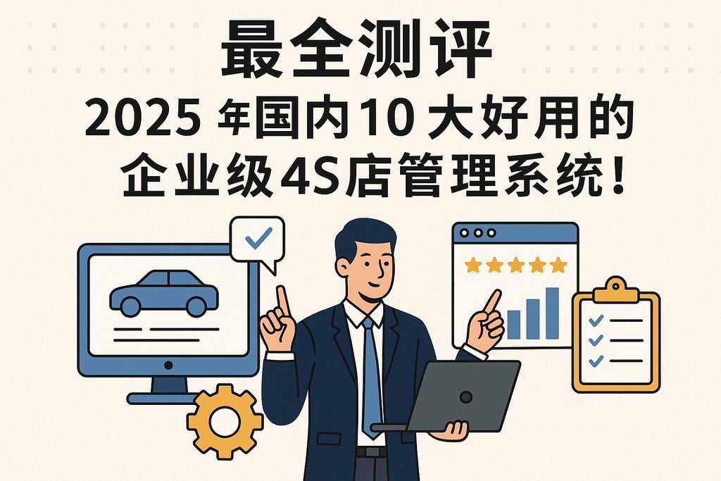 最全测评，2025 年国内 10 大好用的企业级4s店管理系统！
